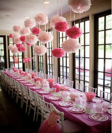 Paper Pom Poms Perfect For The Bridal Shower Lantern Party Decor