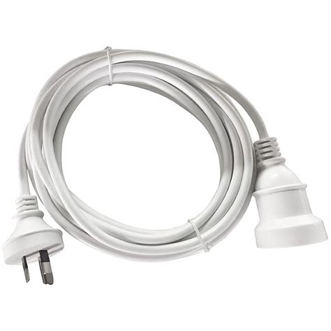 Power Leads And Surge Protection 8ware Power Extension Lead 3 Metre White Suppleyes Looking