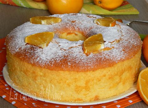 Chiffon Cake All Arancia