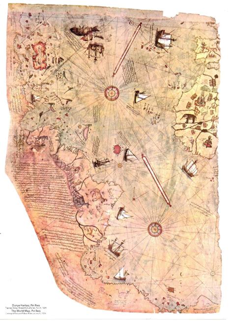 The Piri Reis Map Is A World Map Compiled Poster A0 A1 A2 A3 A4 A5 A6 Maxi 037 Ebay