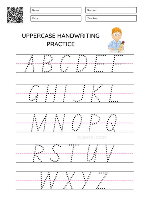 Free Alphabet Handwriting Worksheets