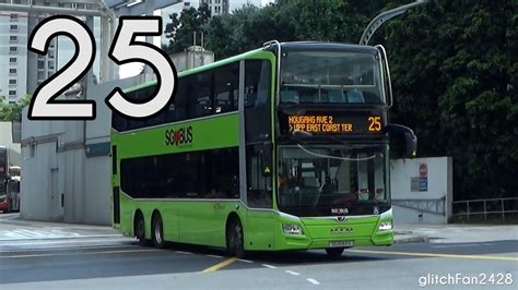 SBST SG6183D On Service 25 MAN ND323F A95 Euro 6 Gemilang YouTube