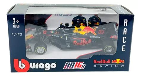 Rb16b Red Bull 33 Max Verstappen 2021 Formula 1 Burago 143 Frete Grátis