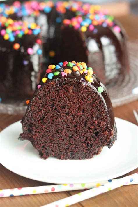 One Bowl Chocolate Buttermilk Bundt Cake Kylee Cooks