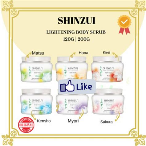 Jual Shinzui Skin Lightening Body Scrub Shinzu I Lulur Badan G G