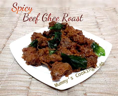 Spicy Beef Ghee Roast