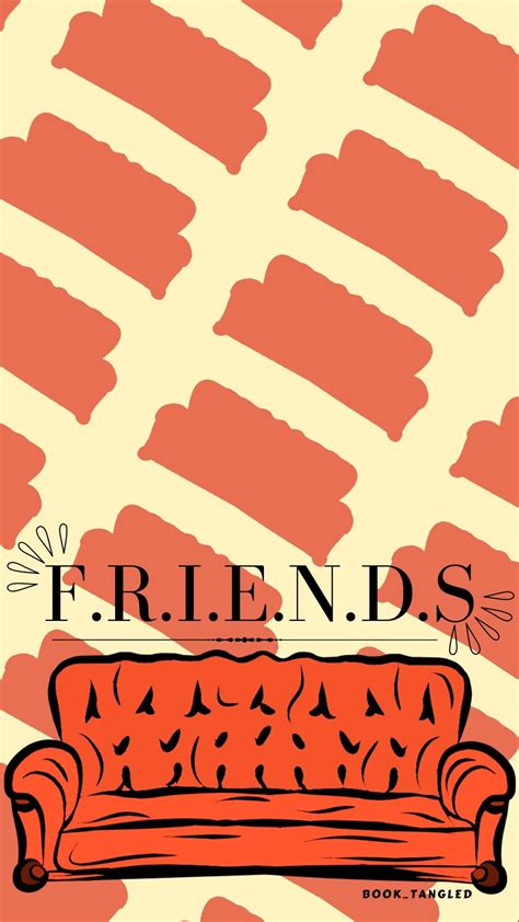 Free Friends Tv Series Couch Wallpaper Friends Couch Illustration