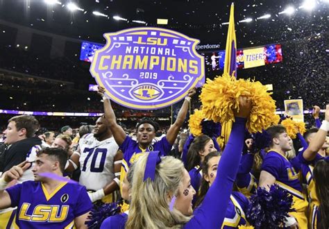 In Photos Lsu Wins College Football Playoff National Championship