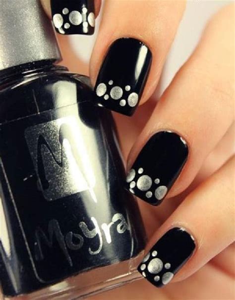 55 Black and White Nail Art Designs - nenuno creative