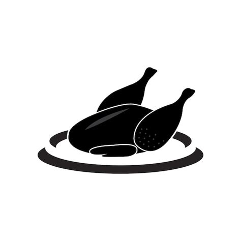 Premium Vector Grilled Chicken Icon