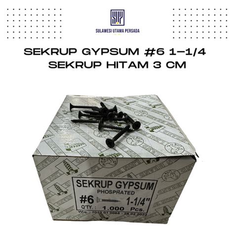 Jual Skrup Gypsum Dan Kayu Merk Lion Inch Cm Sekrup Kayu