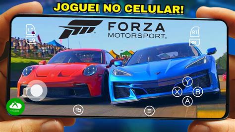 Jogando No Celular Forza Motorsport Via Xcloud Jogo De Pc Xbox