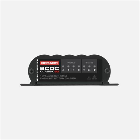 Dual Input 50a In Vehicle Dc Battery Charger Redarc