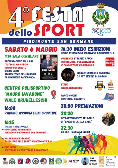 Festa Dello Sport Comune Di Piedimonte San Germano