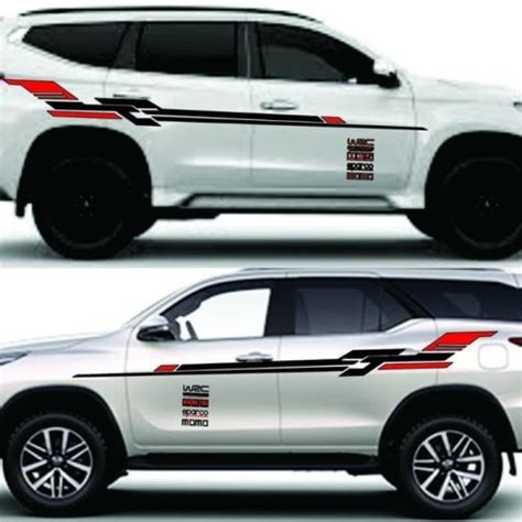 Jual Promo Stiker Mobil Cutting Stiker Fortuner Pajero Stiker Pajero