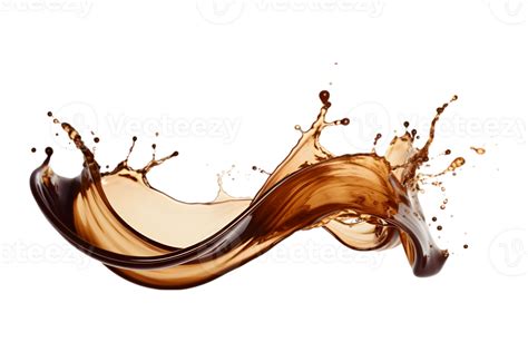 Coffee Splash Isolated On A Transparent Background 27182269 PNG