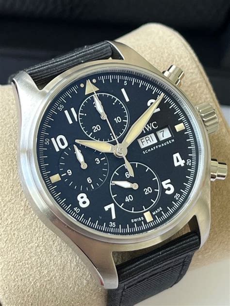 IWC Pilots Watch Chronograph Spitfire Fullset Im Neuzustand Kaufen