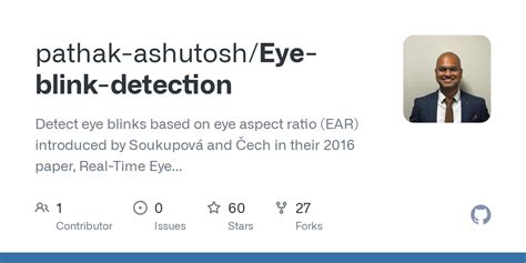 Github Pathak Ashutosh Eye Blink Detection Detect Eye Blinks Based