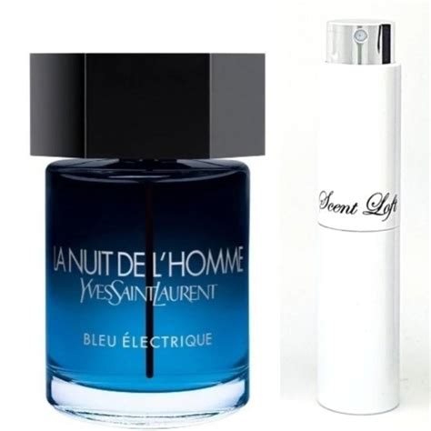 YSL La Nuit De L Homme Bleu Electrique In 5 Ml 8 Ml Decants Free