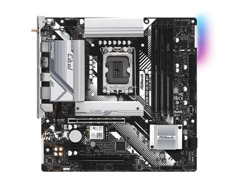 ASRock B760M Pro RS D4 WiFi LGA 1700 DDR4 Micro ATX Motherboard