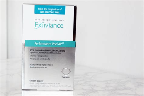 Exuviance Performance Peel AP25 Review Amanda Boldly Goes