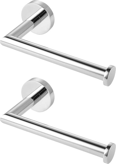 Hitslam Toilet Roll Holder Wall Mounted Sus Stainless Steel Silver