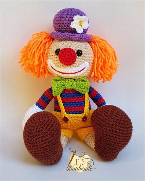 Amigurumi Cute Clown Free Crochet Pattern Always Free Amigurumi