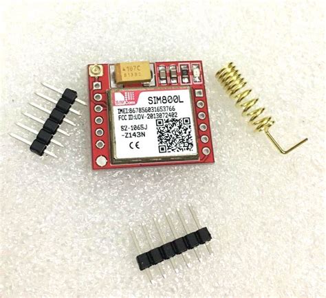 Sim L Gprs Gsm Module Microsim Card Core Wireless Board Quad Band Ttl