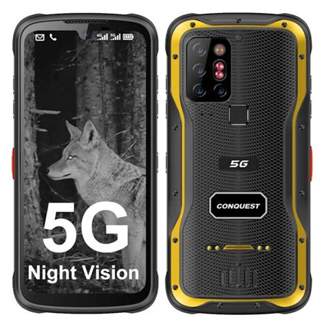 Celular Uso Rudo Conquest S20 Atex Intr Nsicamente Seguro 5G 256gb