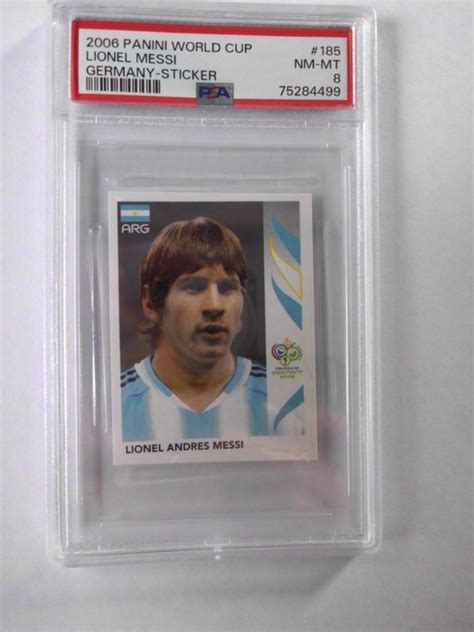 2006 Panini World Cup Stickers Lionel Messi 185 PSA 8 Catawiki