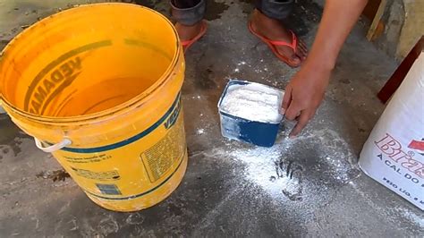 Como Preparar Cal Para Pintura