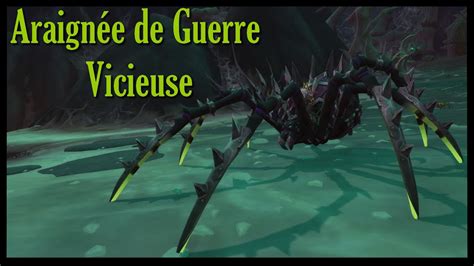 Araign E De Guerre Vicieuse Elite Monture Wow Vicious War Spider