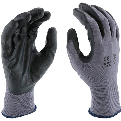 Posigrip Foam Nitrile Palm Coated Nylon Gloves Snf L Lot Of