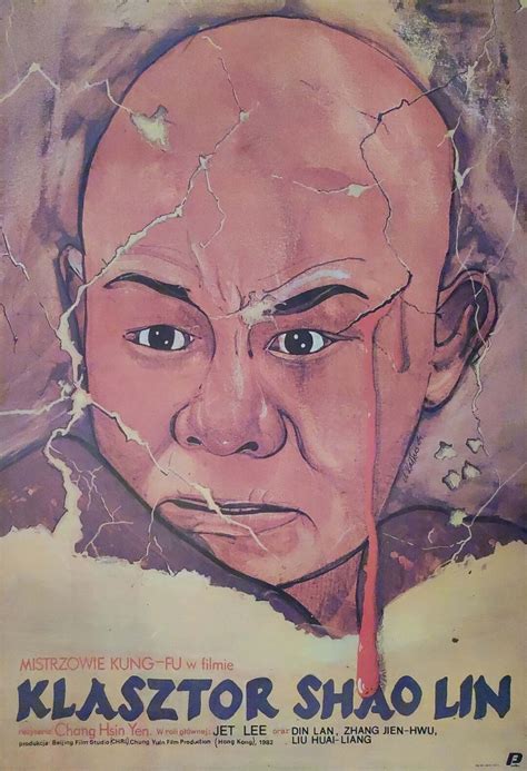 Poster Shaolin Temple Polish Movie Poster Autor Maciej Kalkus 1984 Year