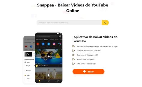 Snappea Baixar V Deos E M Sicas Do Youtube Nunca Foi T O F Cil Tech Start