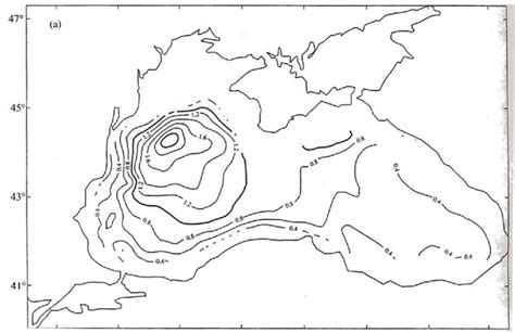 Isopach Map Km Of Quaternary Sediments In The Black Sea From