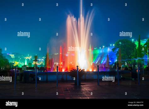 MYSORE INDIA MARCH 24 2012 Fountains At Brindavan Gardens In