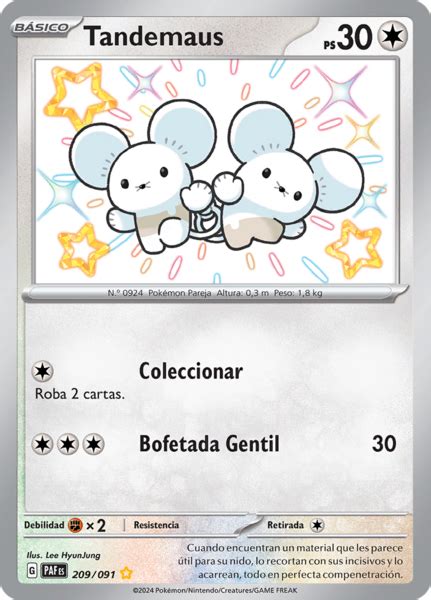 Tandemaus Evoluciones En Paldea Tcg Wikidex La Enciclopedia