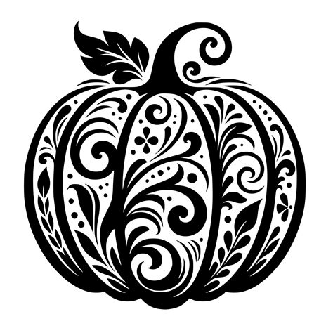 Swirled Pumpkin Svg File Instant Download For Cricut Silhouette Laser