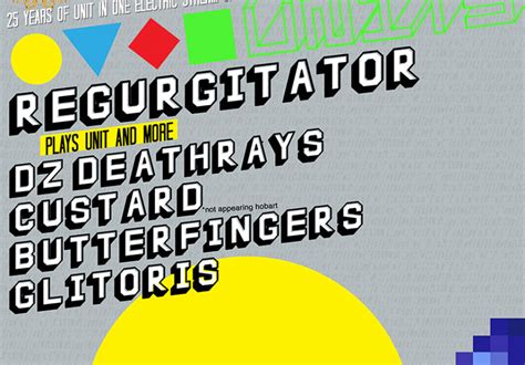 Regurgitator Units Years Of Unit