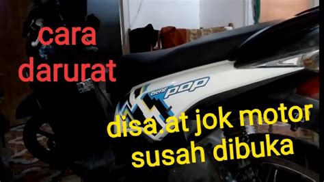 Cara Membuka Jok Motor Beat Tanpa Kunci Kontak YouTube