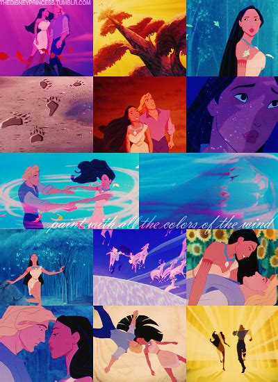 Pocahontas Colors Of The Wind Collage By Oliviawhitley12 On Deviantart