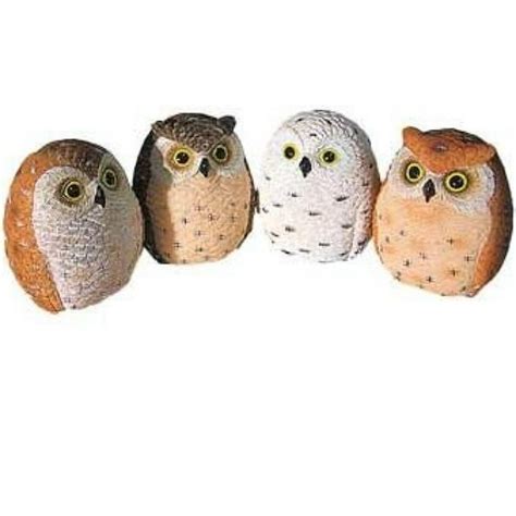 Miniature Owl Figurines Collection 2.25-inch, 4-pc Set - Walmart.com - Walmart.com