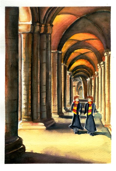 The Weasley Twins At Hogwarts Fred And George Weasley Fan Art 21838805 Fanpop