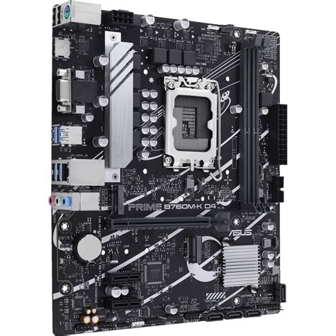 ASUS PRIME B760M K D4 LGA1700 Micro ATX PRIME B760M K D4 B H