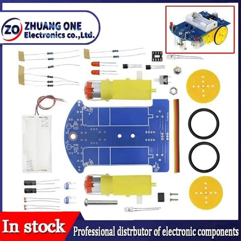 Kit de línea de seguimiento inteligente para coche Kit de bricolaje de