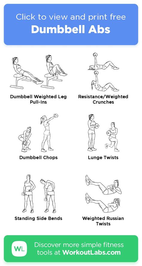 Dumbbell Exercises For Abs