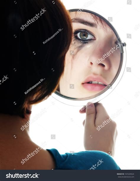 5635 Woman Looking Mirror Sad Images Stock Photos And Vectors