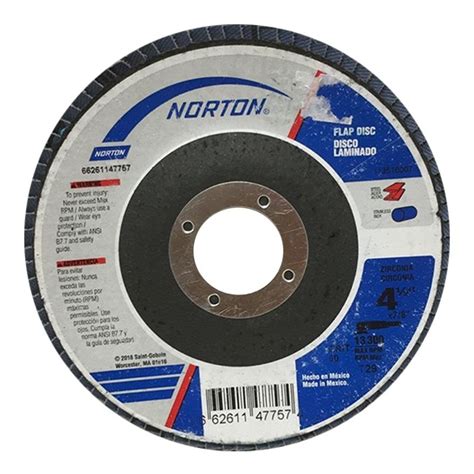 Disco Laminado De 60 4 1 2 Norton Warrior Grit 60 Meses Sin Intereses