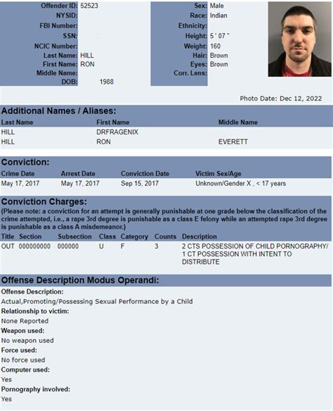 Registered Sex Offenders Residing In The Town Of Greece Greece Ny